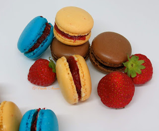 Garniture Macarons Confit fraises et Fruits rouges