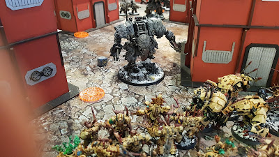 Warhammer battle report - Warhammer 40k - 9th Edition - Creations of Bile vs Space Wolves - 1500pts - Open Play