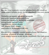 Shadow Telugu Movie song Lyrics Shadow Title Song Lyrics
