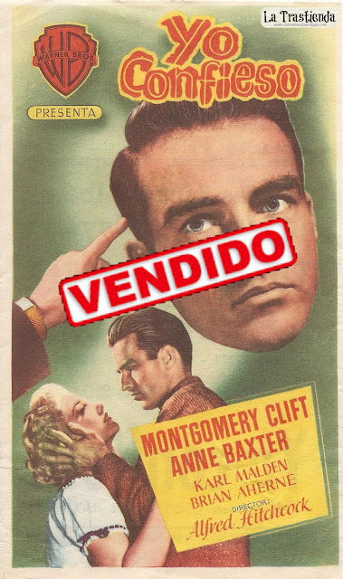 Programa de Cine - Yo Confieso - Montgomery Clift - Anne Baxter