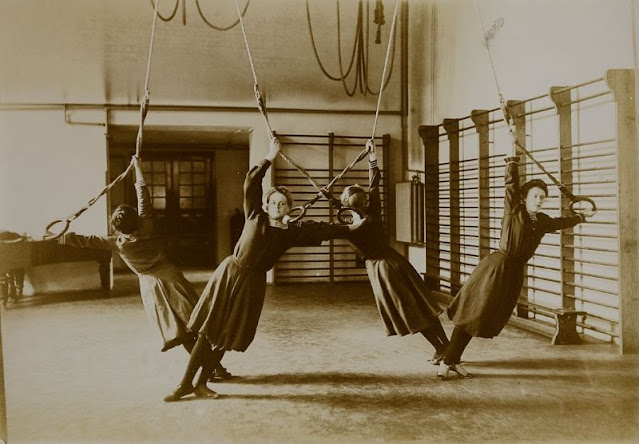 Exhibición de gimnasia sueca en Hamburgo en 1902