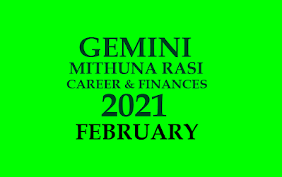 Mithun Rashifal February 2021