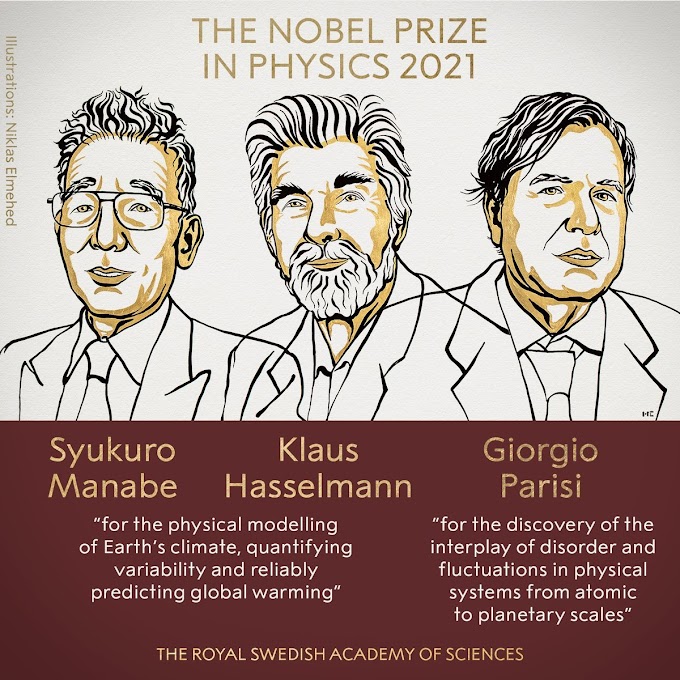 Physics Nobel Prize 2021(భౌతిక శాస్త్రంలో నోబెల్‌ 2021)