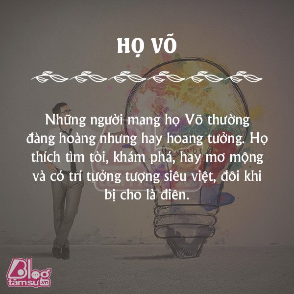 Xem ý nghĩa của 35 "Họ" trong tên của bạn là gì?