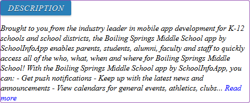 boiling springs middle school