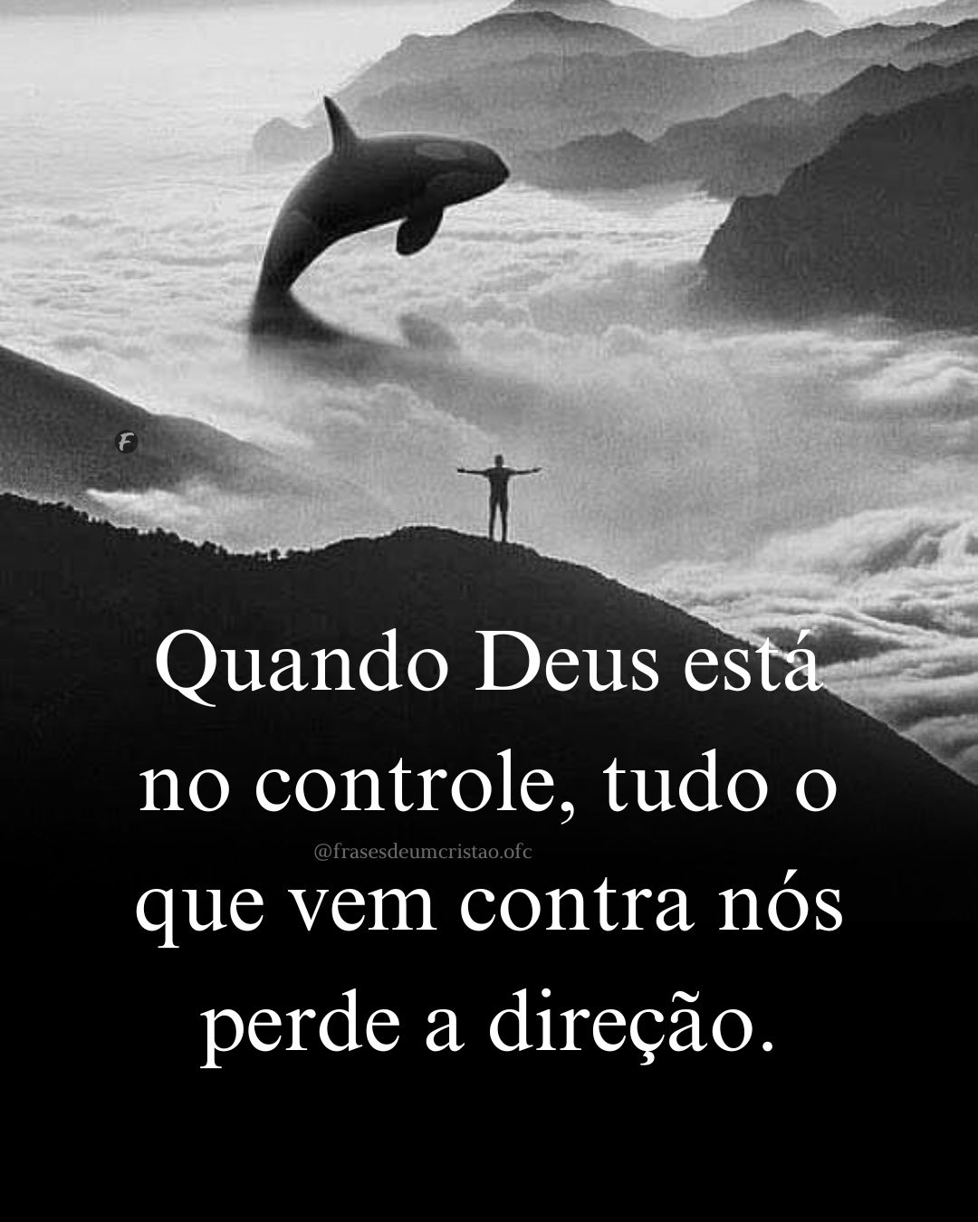 Quando Deus está no controle, tudo o que vem contra nós perde a direção.