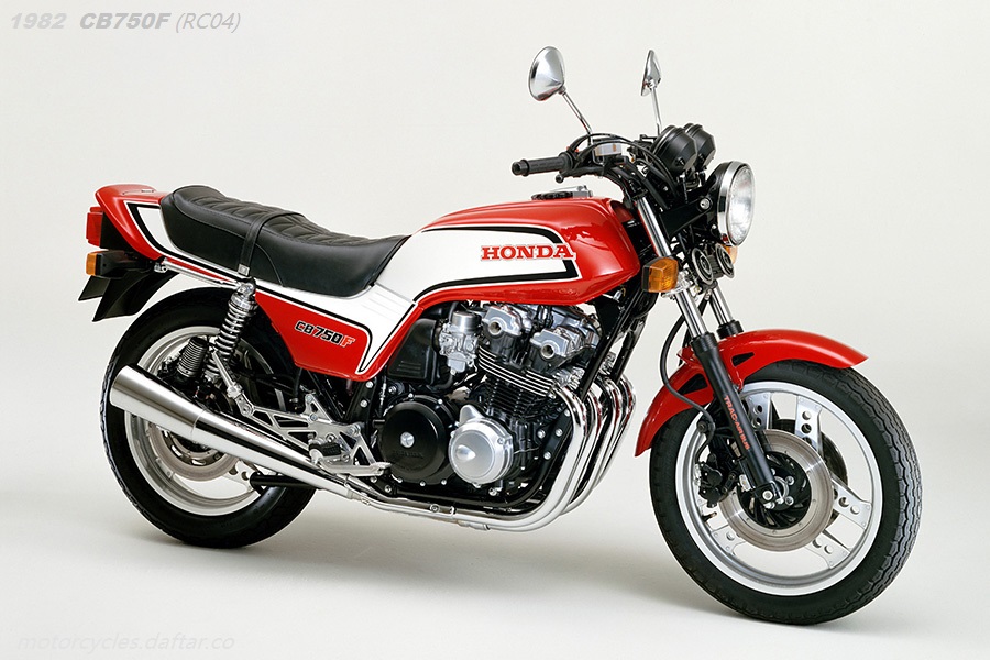 Honda CB750F 1982 red white