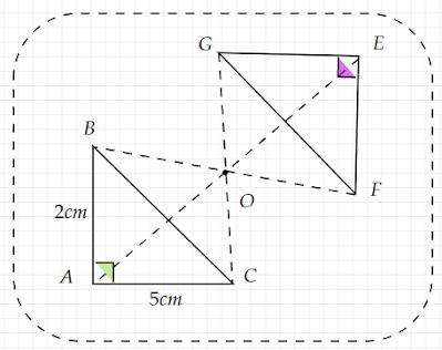 ABC مثلث قائم الزاوية