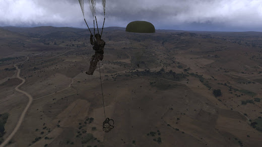 Arma3でStatic Line Parachuteが可能な MOD