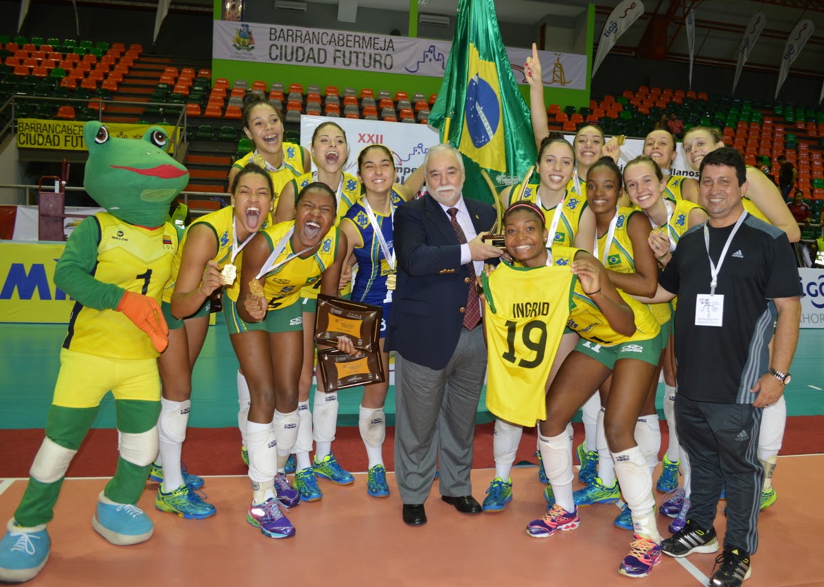 Convocada Seleção Brasileira para Sul-Americano Feminino de Vôlei