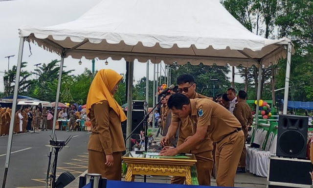 Bupati Batang Hari Muhammad Fadhil Arief Lantik 1077 PPPK Glombang 1