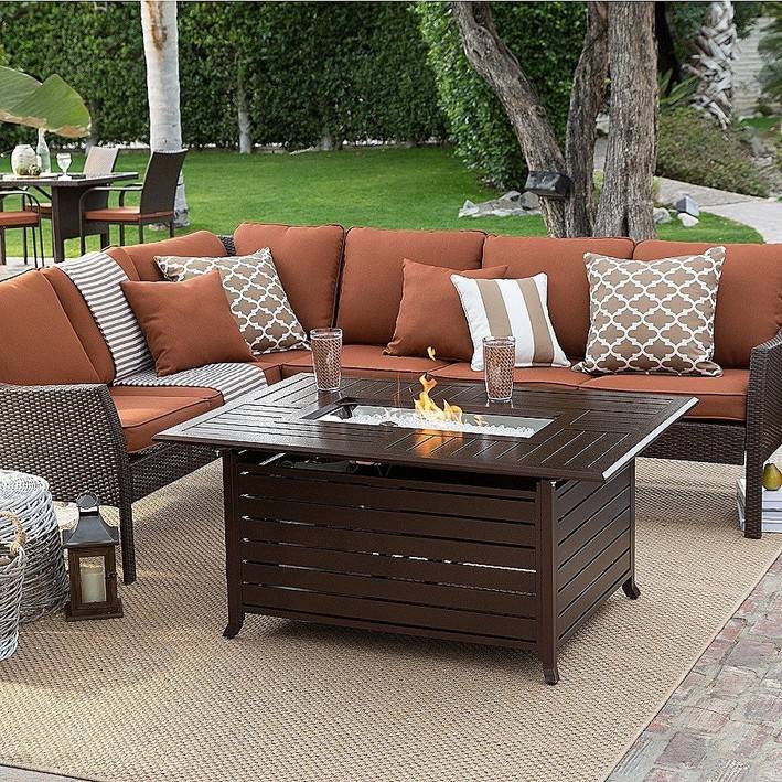 home depot conversation sets with fire pit