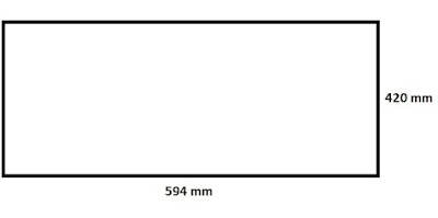 ukuran kertas A2 satuan milimeter