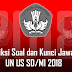 Prediksi Soal Dan Kunci Tanggapan Un Us Sd/Mi 2018