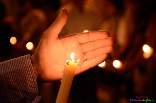 Vela en la Procesión