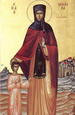 Image result for saint theodora as monk