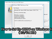 How to Set Up ODBC on Windows 10 ( 32/64 Bit )