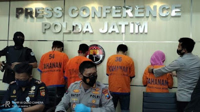 Polda Jatim Bongkar Jaringan Sabu Malaysia - Madura