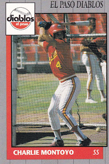 Charlie Montoyo 1990 El Paso Diablos card