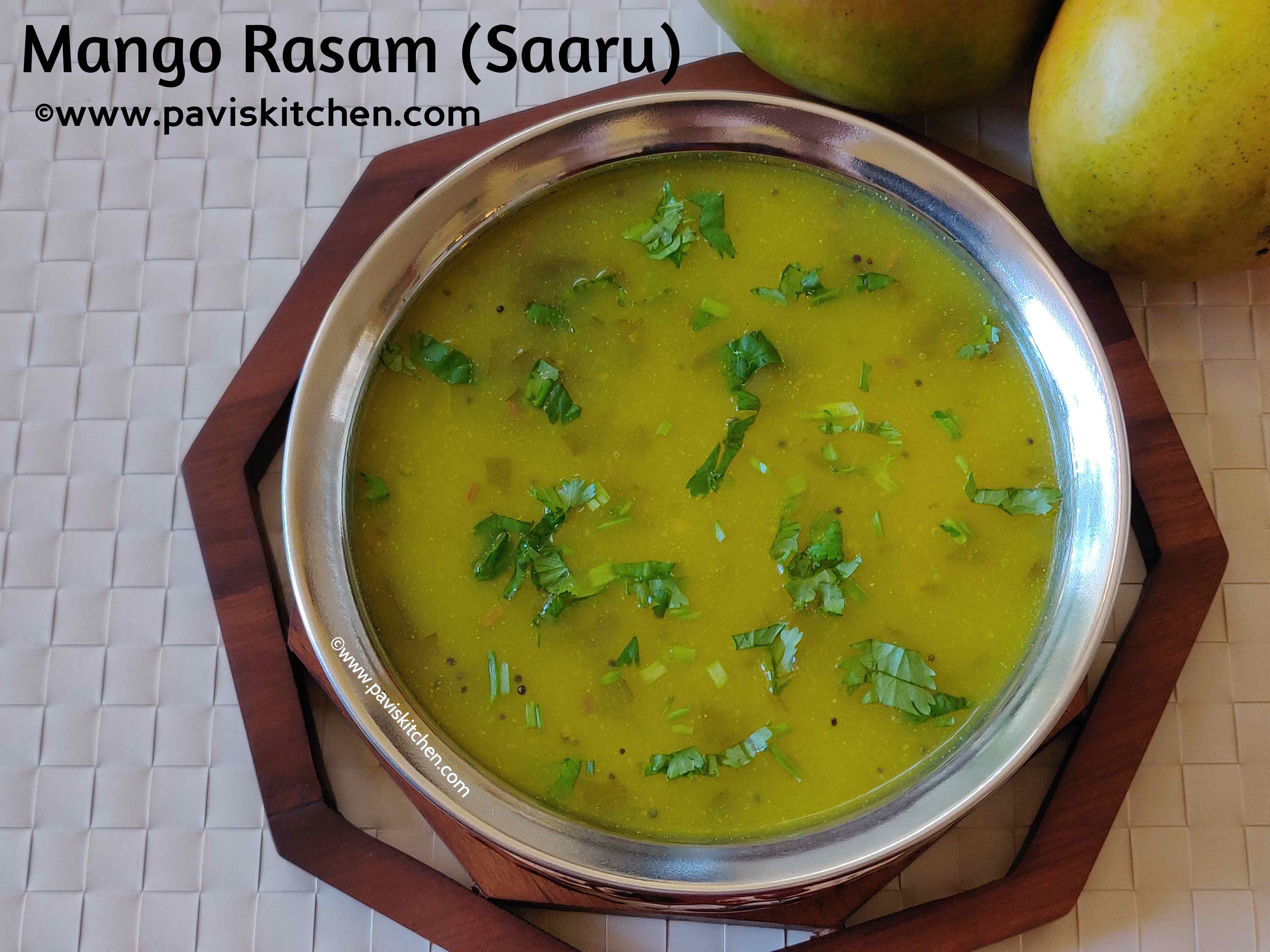 Raw mango rasam recipe | Appe saaru | Mavinakayi saaru | Mango saaru | Appe huli