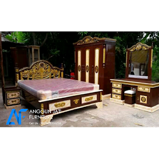 Kamar Set Jati Mewah | Kamar Set Jati Jepara Murah | Kamar Set Jati Tiara