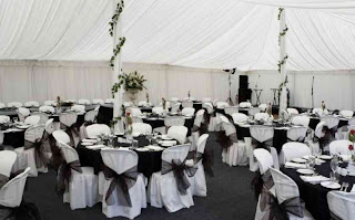 Black White Wedding Reception Decorations