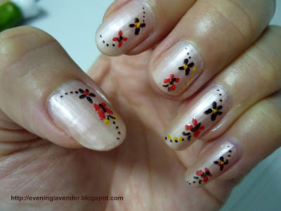 valentine nail designs. nail has different design