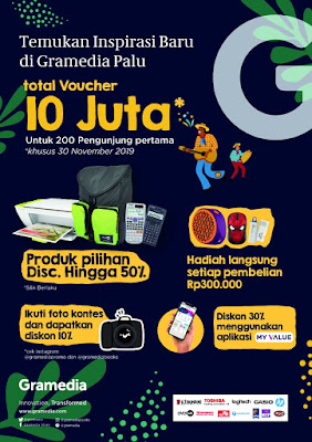 Poster Toko Buku di palu