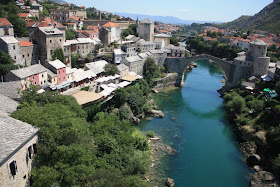 Stari Most over Neretva river in Mostar