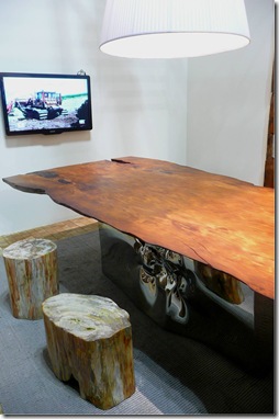 Tent London Interiors at I Saloni 2011, Riva 1920 table