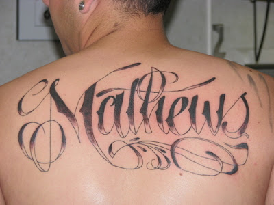 popular tattoo fonts for men Combining tattoo fonts with your tattoo design