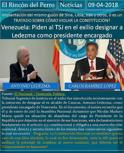 Tribunal Supremo de Justicia en el exilio fue introducida recientemente con la intención de designar al ex alcalde de Caracas, Antonio Ledezma, como presidente encargado de Venezuela.