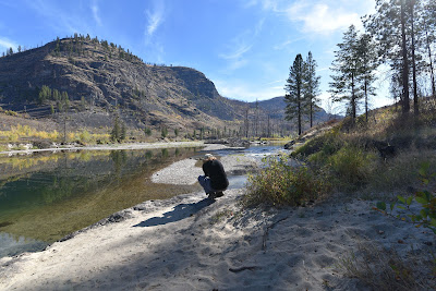 Sonya Richmond backpacker Kettle Valley BC.