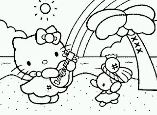 Dibujos de Hello Kitty para Pintar, parte 5