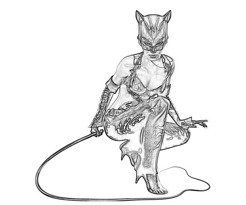 printable-batman-arkham-city-catwoman-pose_coloring-pages