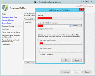 how to install and configure dfs replication on windows server