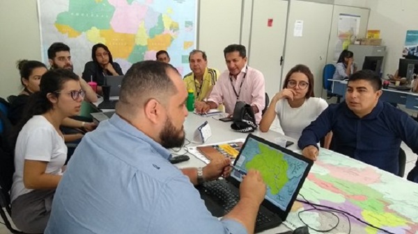 Técnicos do IBGE em Boa Vista discutem como serão as abordagens a venezuelanos e indígenas no Censo 2020