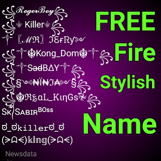 Garena Free Fire Stylish Name 1 Newsdata In