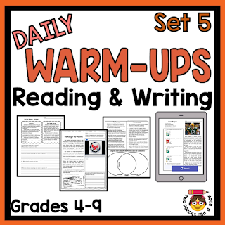 Fall Standards-Based Warm-Ups Bellringers