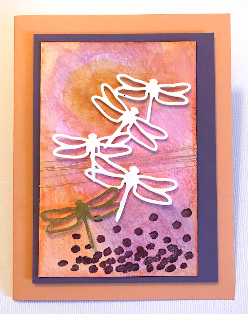 dragonfly card lisa fulmer