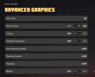 Best Settings, Minecraft Dungeons, Low End PC