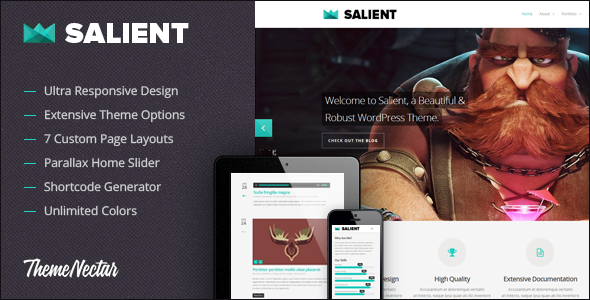 Salient - Responsive Portfolio & Blog Theme - Portfolio Creative