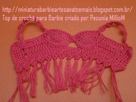 Barbie Com Top Cropped de Crochê Criado Por Pecunia MillioM