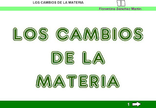  LOS CAMBIOS DE LA MATERIA