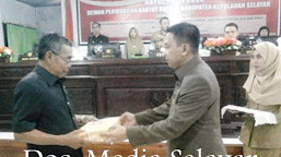 Bupati Serahkan Naskah RPJMD Dan 2 Ranperda Dalam Rapat Paripurna DPRD Kab.Kep.Selayar 