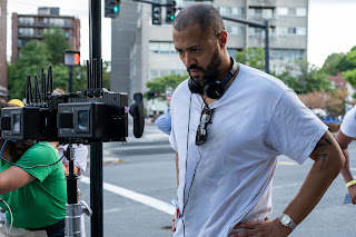 Writer/director Cord Jefferson on the set of his film AMERICAN FICTION An Orion Pictures Release Photo credit: Claire Folger © 2023 Orion Releasing LLC. All Rights Reserved.