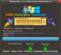 Download Windows Vista - 7 - 8 - 8.1 KMS Activator Ultimate 2014 v1.8 -=Team OS=- {HKRG}