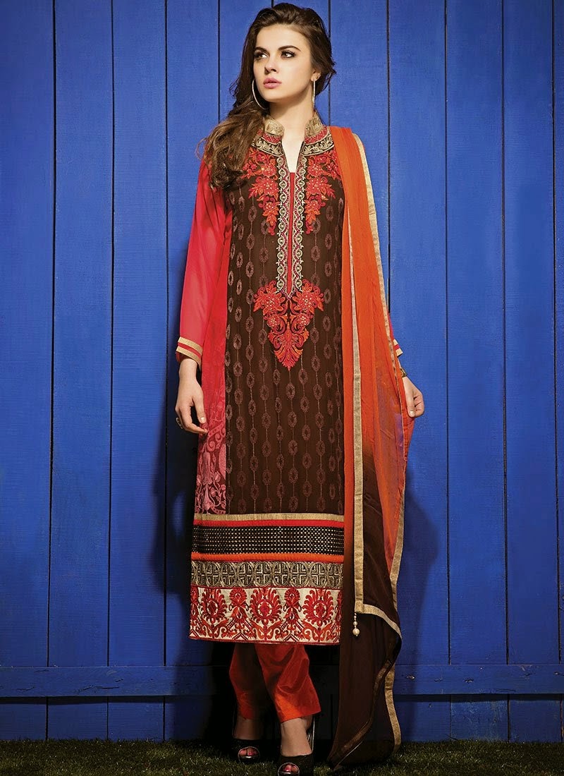 New Designer Pakistani Style Long Length Anarkali Suit