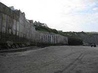 On the beach at Robin Hood’s Bay