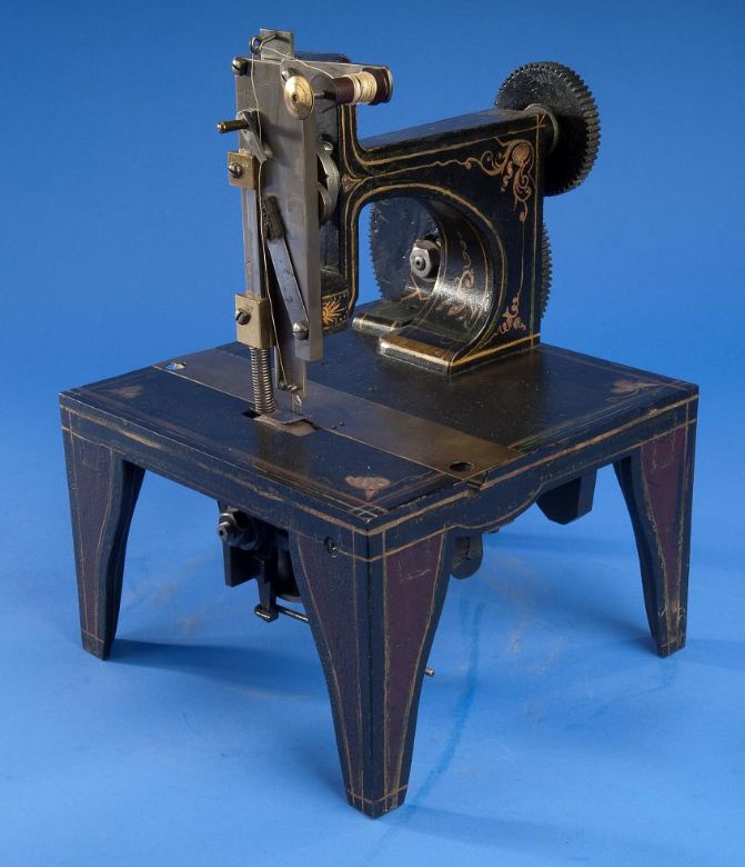 Singer sewing machine patent model 1851 - photo framing 1